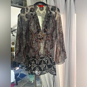 Hale Bob Cabana top size XS.